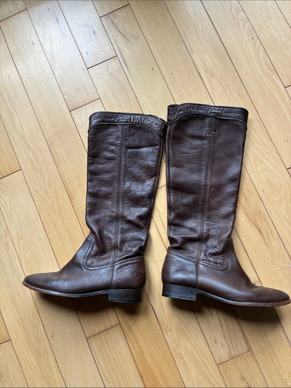 Frye tall leather boots